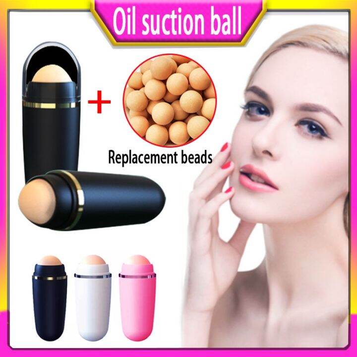 Face Oil Absorbing Roller Natural Volcanic Stone Oil Absorber Tzone