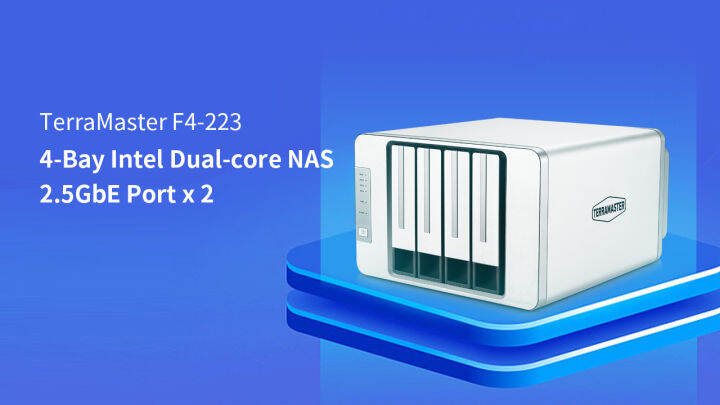 TerraMaster F4-223 4-Bay NAS Storage – High Performance NAS for SMB ...