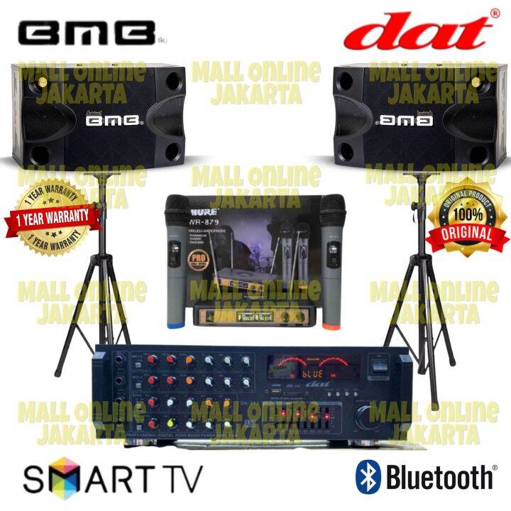 PAKET KARAOKE SOUND SYSTEM BMB 8 Inch BLUETOOTH PAKETAN AUDIO SYSTEM ...