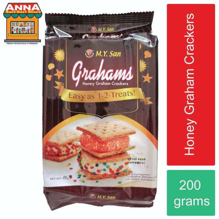 M. Y. San Graham Crackers 200 Grams (HALAL) Lazada