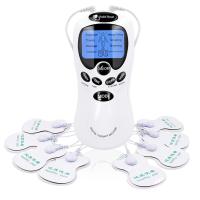 Electronic Pulse Massager 8 Modes Tens EMS Acupuncture Digital Massage Machine Electrical Muscle Stimulator เครื่องนวดชีพจรอิเล็กทรอนิกส์ความถี่ต่ำกายภาพบำบัด 8 โหมดสิบ EMS การฝังเข็มเครื่องนวดดิจิตอลเครื่องกระตุ้นกล้ามเนื้อไฟฟ้าสำหรับอาการปวดหลังคอ