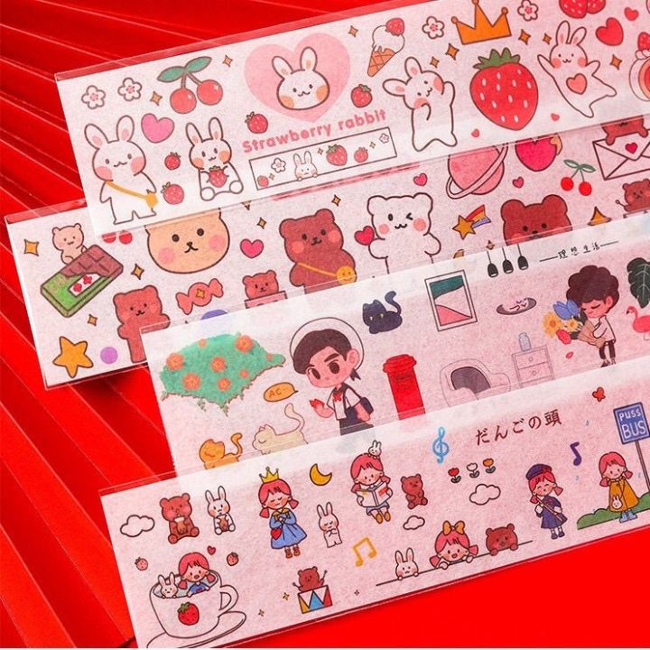 Hình dán sticker trang trí tập vở kệ tủ đáng yêu CHIPCHIPGIADUNG ...