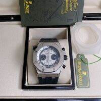 นาฬิกาผู้ชายAudermas*Piguet (Quart, Rubber strap!&amp; stainless steel case  ?% size42mm)