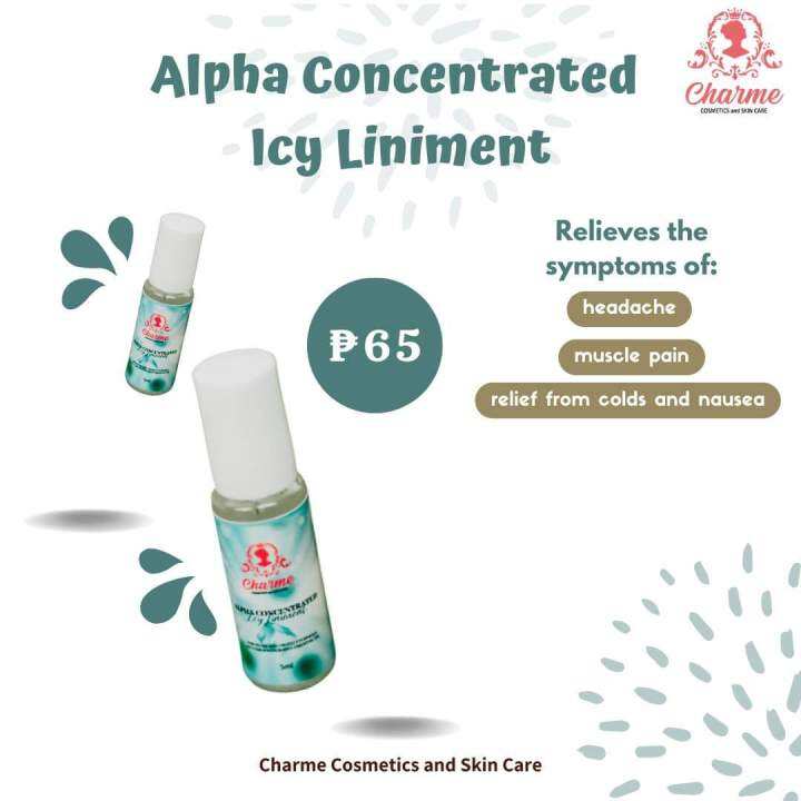 CHARME Alpha Concentrated Icy Liniment Lazada PH