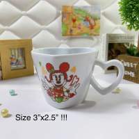 ?[พร้อมส่ง-002] ?No Box? Disney Mickey Mouse.มิกกี้เม้าท์สินค้าลิขสิทธิ์แท้ 100% จากญี่ปุ่น แก้วมัค เซรามิก ขนาด : 3 x 2.5 นิ้ว สามารถเข้าไมโครเวฟได้ ?รบกวนเช็คขนาดก่อนตัดสินใจนะคะ?