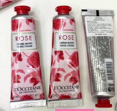 LOccitane Rose Creme Mains Hand Cream 30 ml (1 หลอด)