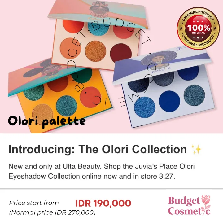 Eyeshadow JUVIA'S PLACE OLORI I, II, III PALETTE JUVIAS Makeup | Lazada ...