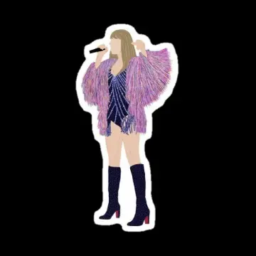 THE ERAS TOUR Taylor Swift Laminated VINYL Sticker Waterproof And  Scratchproof, Ara's Library