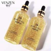 เซรั่มเพียวโกลด์ VENZEN VEZE 24K PURE GOLD SERUM 100ml. เซรั่มทองคำบริสุทธิ์ 24k หน้าเนียนกระจ่างใส ด้วยคุณค่าจากทองคำ