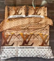 ชุดผ้าปูที่นอน+ผ้านวม ลาย LV ครบชุด 6 ชิ้น ขนาด 3.5/5/6 ฟุต