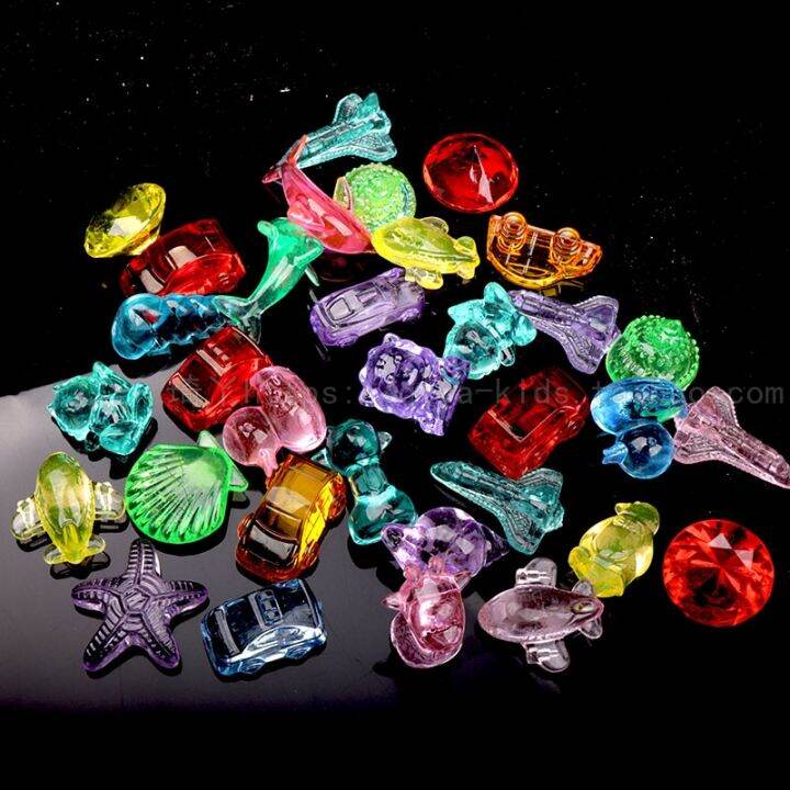 Children's Gem Plastic Crystal Small Jewelry Princess Colorful Airplane