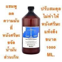 แถมฟรี หัวปั๊ม ทุกขวด Davines Naturaltech Rebalancing แชมพู 1000 ML.แชมพูสำหรับหนังศีรษะมันและผมมัน ช่วยขจัดความมันส่วนเกิน