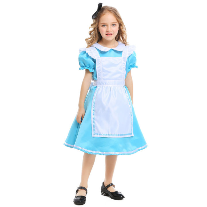 4 Size Classic Halloween Costume for Kids Girl Pretend Play Stage Play ...