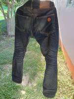 Seventyfourdenim รุ่นสุริยัน ผ้า15oz ทรงกระบอกเล็ก. งานลิขสิทธิ์แท้