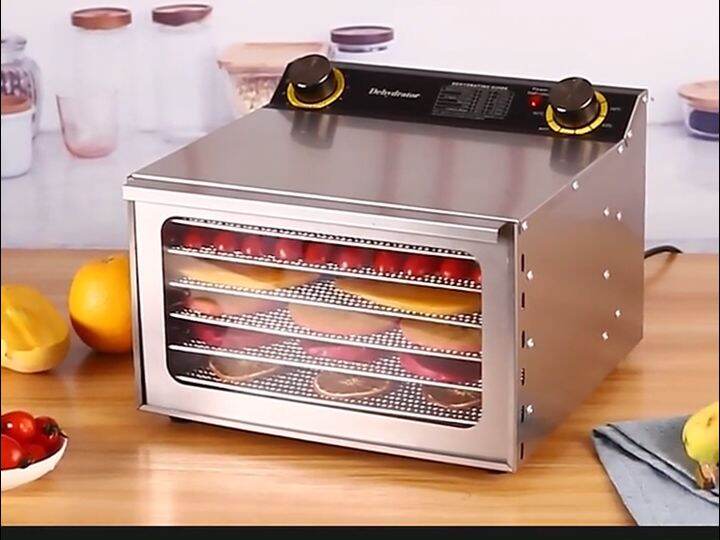 [Malaysia Ready Stock]6 Layers Home Stainless Steel Fruit Dryer