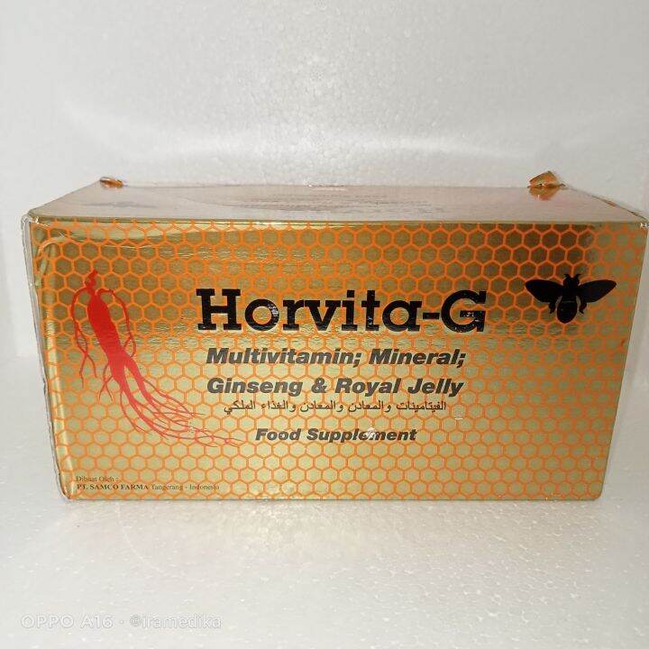 HORVITA G Multivitamin Mineral Ginseng Royal Jelly 100kaplet Lazada Indonesia