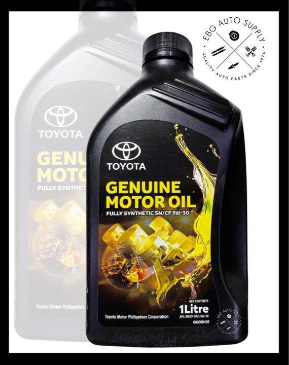 Toyota Genuine Fully Synthetic Engine Oil 5w30 Multi Grade (Supplied
