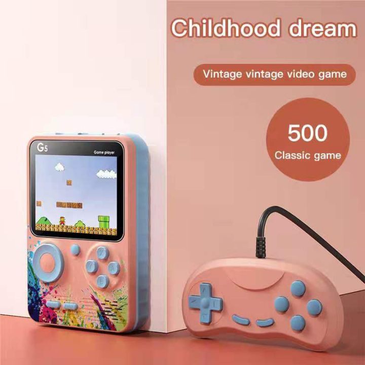 🔥FREE Shipping+COD🔥Mini Handheld Sup Game Console G5 Builtin 500 Games