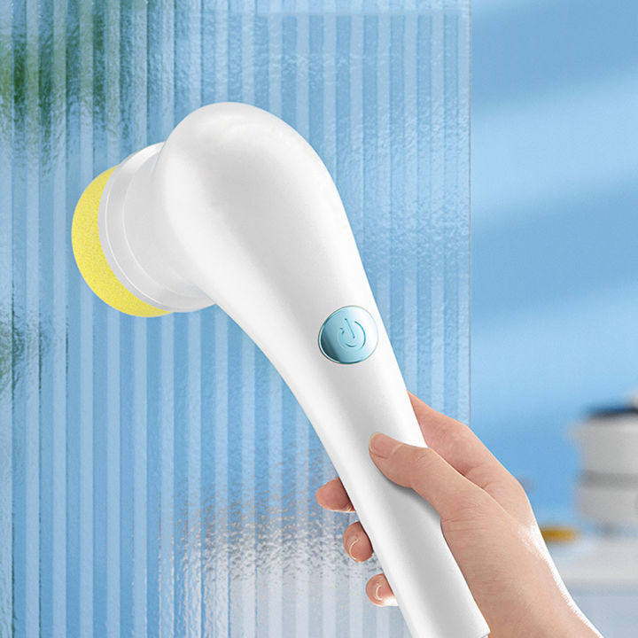 5 in 1 Handheld Multifunction Electric Cleaning Brush Wireless