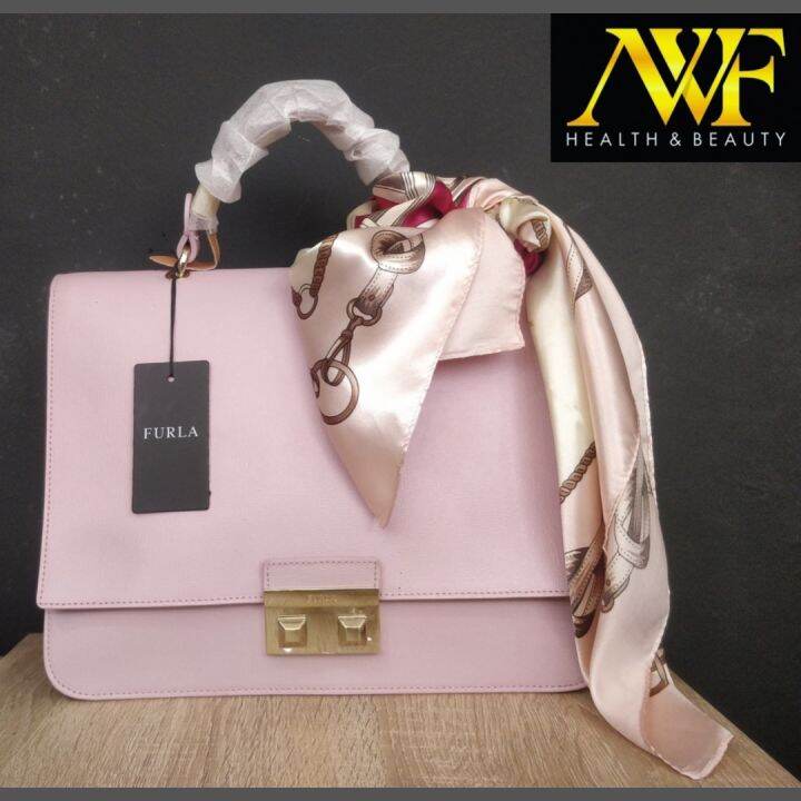 Original Authentic Furla Pink Handbag | Lazada