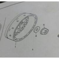 94050-12000 น็อตยึดล้อเเม่เหล็ก(ขนาด12 มม) รุ่นโซนิค/CBR15ทุกรุ่น อะไหล่แท้ศูนย์?%