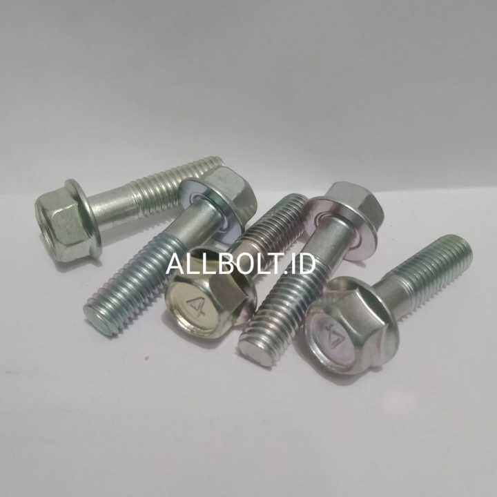 Baut 12 Topi Baut Flange Bolt 12 / 8mmx30mm (5 Biji ) | Lazada Indonesia