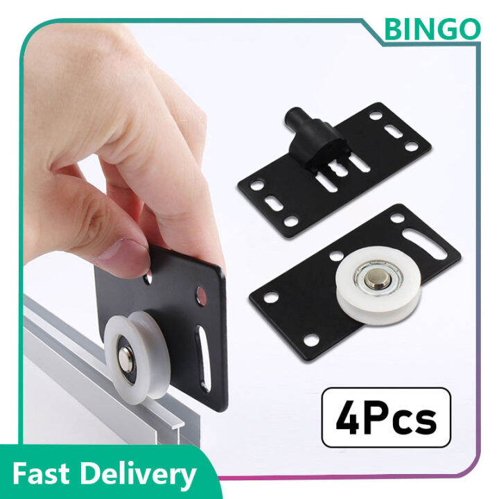LABOT 4 Set Wardrobe Sliding Door Roller Closet Durable