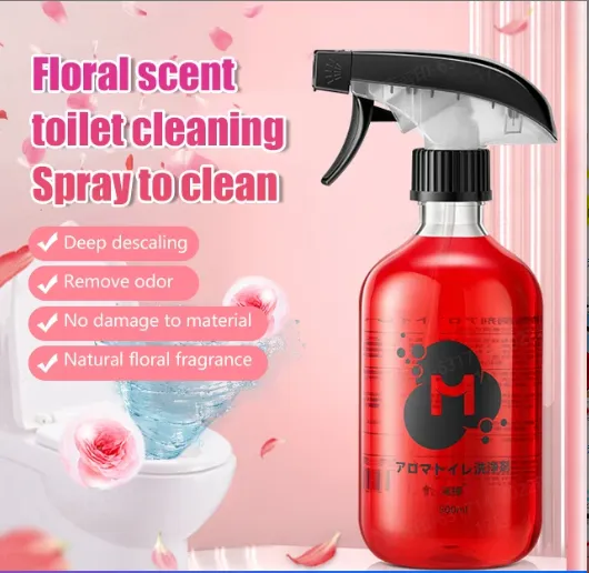 coolrich Tik Tok Hot Selling Rose Scented Toilet Bowl Cleaner Rose