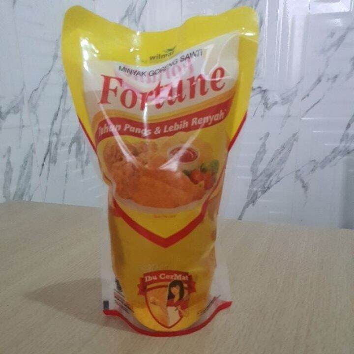 Fortune Minyak Goreng Reffil 1 literan-Minyak Goreng Fortune 1 liter
