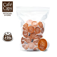 TeaCaps - Taiwanese Milk Tea 3 in 1 Nescafe Dolce Gusto Capsule Compatible (1 Bag X 100 capsules แคปซูล) by Cafecaps - รสชาติชานมที่ให้ความหอมหวานอบอวลยาวนานในปาก