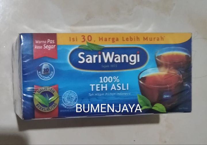 Teh Celup Sari Wangi Original Isi 30 Teh Sariwangi Lazada Indonesia