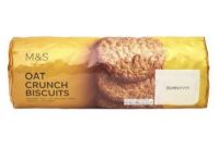 Marks&amp;Spencer Oat crunch biscuit บิสกิตข้าวโอ๊ตกรุบกรอบ ขนาด 300g