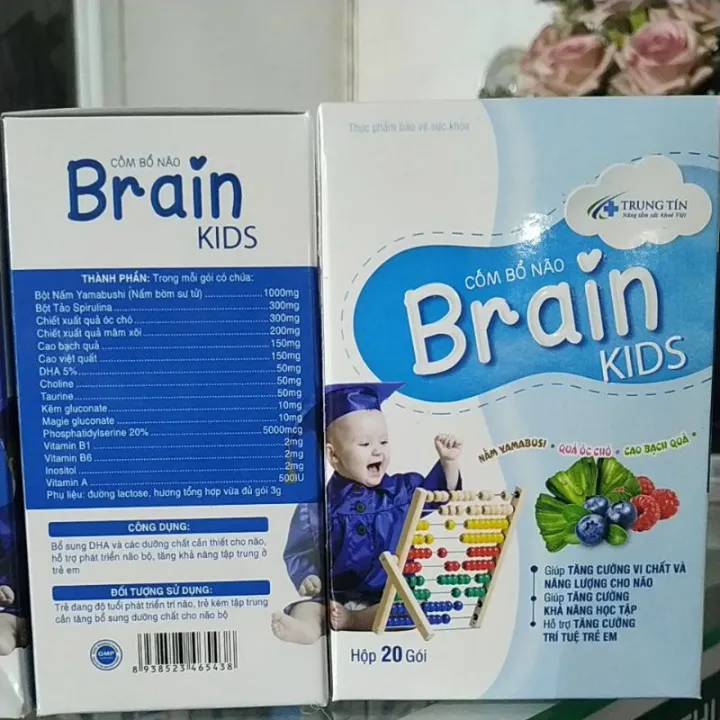 (NL nhập khẩu chính hãng 💯)Combo Cốm bổ não Brain Kids tăng trí thông minh ở trẻ ( Bác sĩ khuyên dùng) – No Brand >>> top1shop >>> lazada.vn
