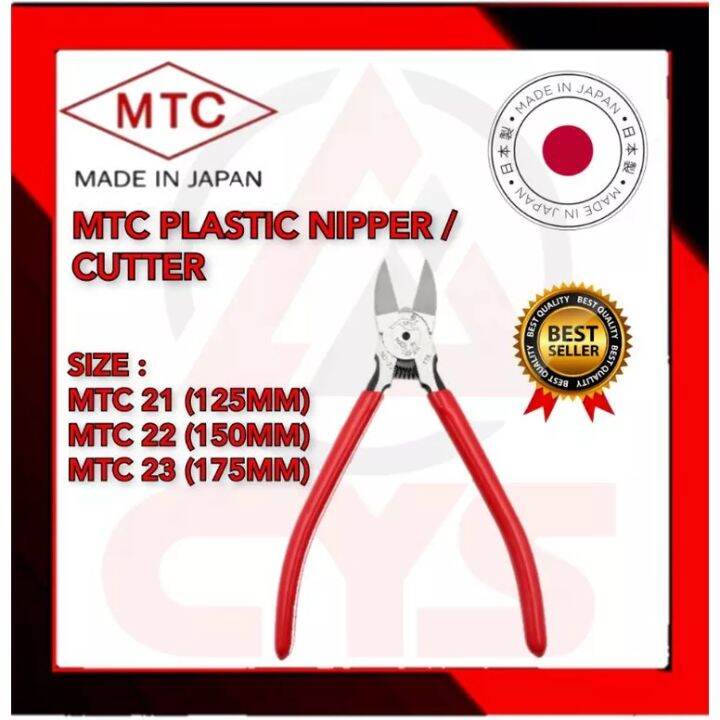 [100 ORIGINAL] MTC PLASTIC NIPPLE CUTTER / WIRE CUTTER (MTC 21 / MTC
