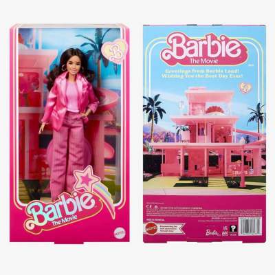 Barbie The Movie Gloria Doll Wearing Pink Power Pantsuit บาร์บี้ เดอะ มูฟวี่ กลอเรียสวมชุดพาวเวอร์แพนท์สีชมพู รุ่น HPJ98