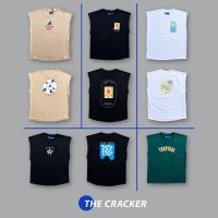 The CRACKER : (New) Teddy Tank top. : เสื้อแขนกุด แขนไม่กุดจนเกินไป