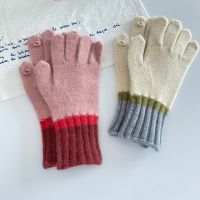 u_morestuff ?พร้อมส่ง Zoey knitting glove ถุงมือไหมพรม หนาอุ่น ?ใส่เล่นมือถือได้