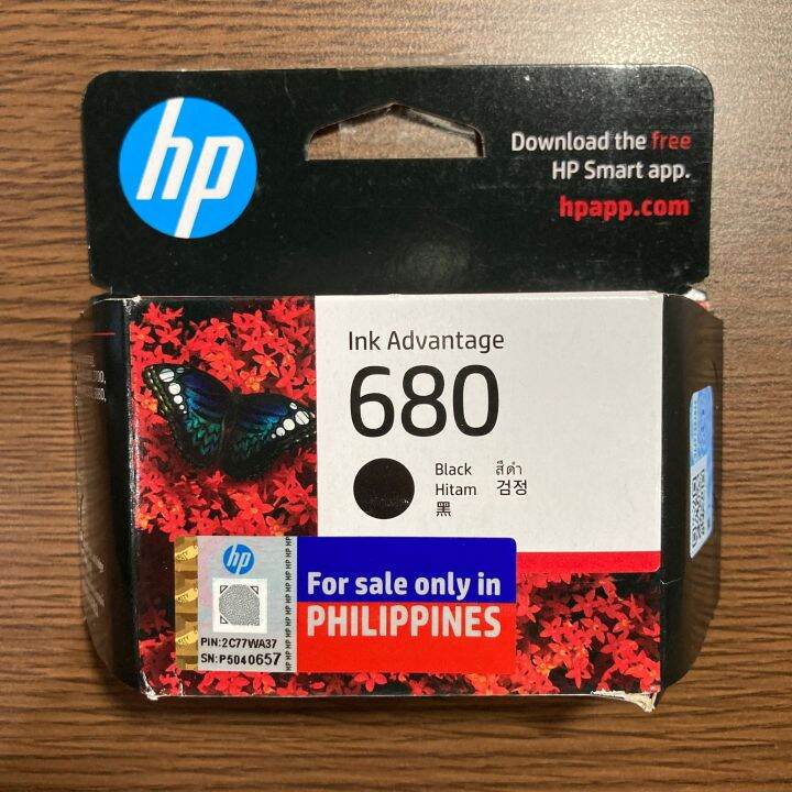 HP 680 INK CARTRIDGE BLACK TRICOLOR Lazada PH
