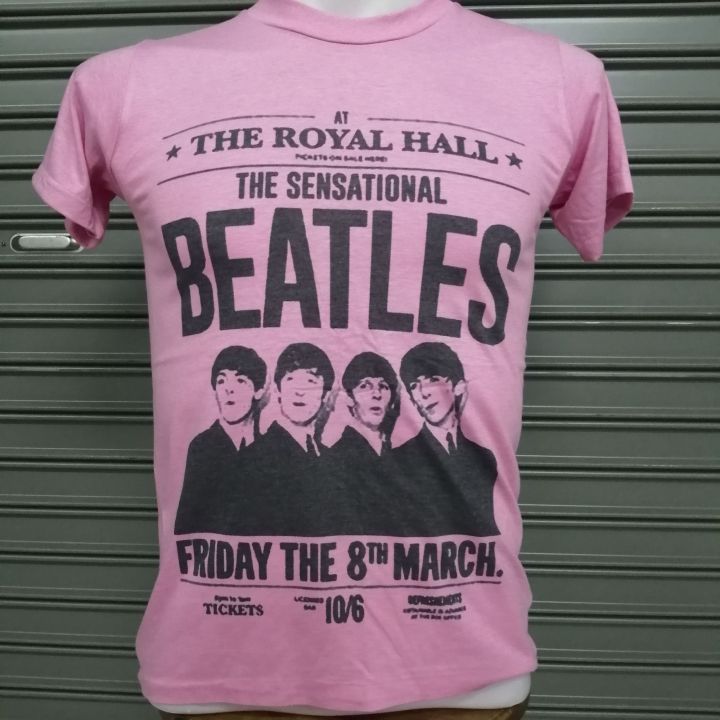 เสื้อ​วง​The​Beatles​ผ้า​บาง​