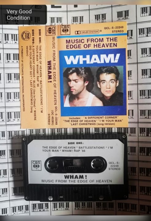 Wham Music From The Edge Of Heaven Cassette Tape Original Cassette Tapes Vintage Cassettes Tape 7778