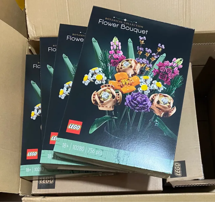 10280 LEGO Creator Expert Flower Bouquet Hoa trưng bày Lazada.vn