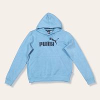 PUMA สเวตเตอร์ ไซส์ L มีฮู้ด สีฟ้า มือสอง