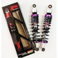 โช้ค SPN   V - SERIES  สำหรับรถจักรยานยนต์ Honda Wave 320mm. : สีเทา/ม่วง