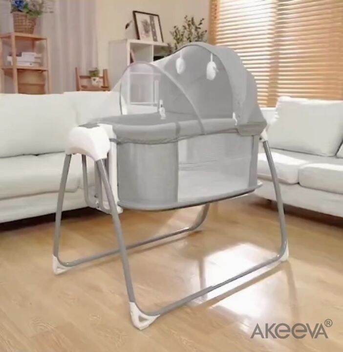 Akeeva Luxury Autoswing Crib (Autosway Sidebed) Lazada PH