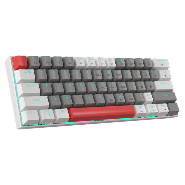MageGee MK-Star61/MK-Sky81 60% Mechanical Keyboard Hot Swappable Wired LED Backlit  Compact Gaming Keyboard Blue Red Brown Switch Small Multi-Device Keyboard  Portable Keyboard with Light for Laptop, Desktop, Computer, PC Lazada PH