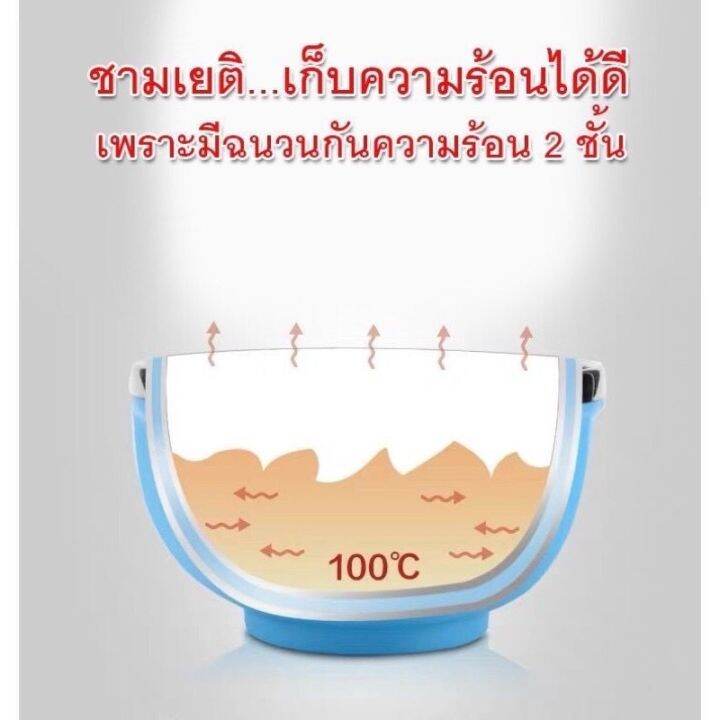 ชาม-สแตนเลสหุ้มพลาสติก-กันความร้อน-15cmคุณภาพดี