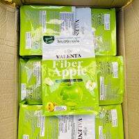 (สีเขียว 1 ห่อ)Valenta Fiber Apple ไฟเบอร์แอปเปิ้ล วาเลนต้า ฉีกชงดื่ม ดีท็อกซ์ลดพุงมี2สูตร