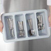 ที่ใส่ช้อนส้อม/กล่องใส่ช้อนส้อม/กระบะใส่ช้อนส้อมสีเทา (Cutlery Box,Polyethylene Grey)