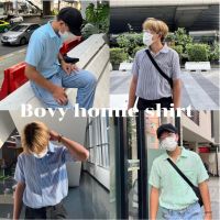 - Bovy hoime shirt - (209.-) เสื้อเชิ้ตผ้าบับเบิ้ล