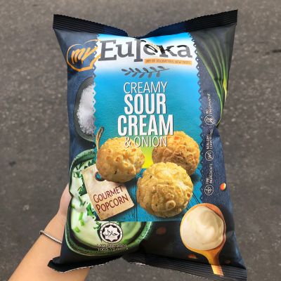My Eureka Creamy Sour Cream & Onion Popcorn ป๊อปคอร์น รสซาวครีมหัวหอม